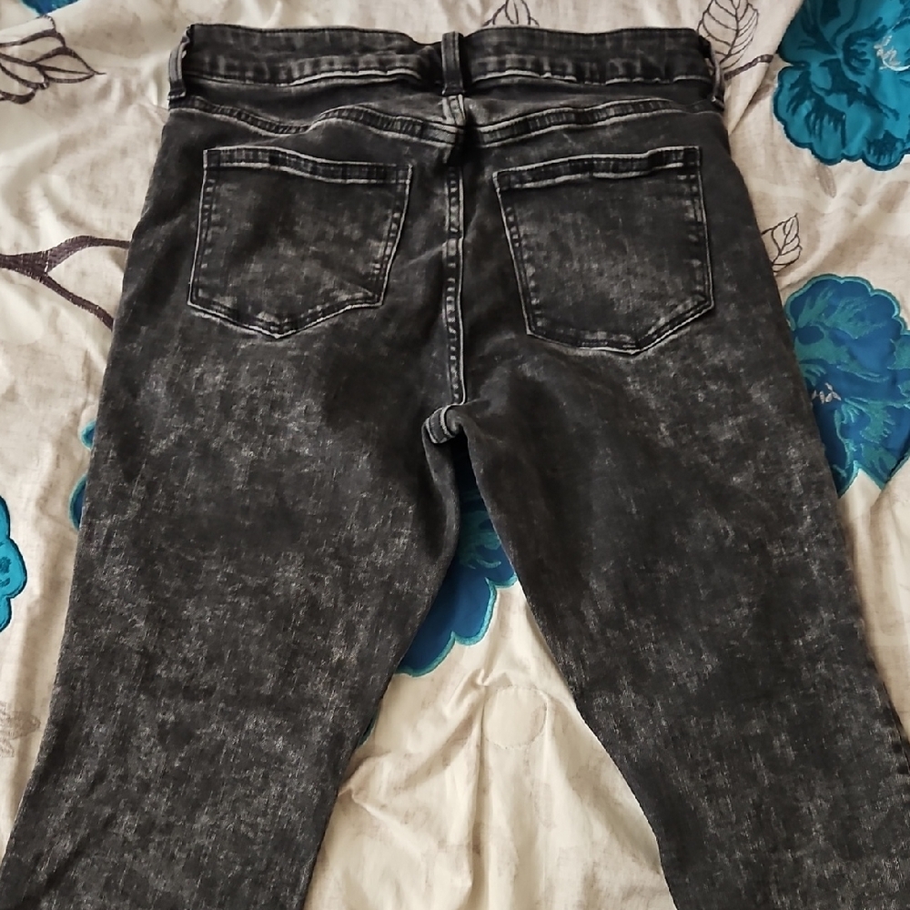 GAP Women's High Rise Seamed Jeggings With Washwell In Gray Love - Picture 7 of 7